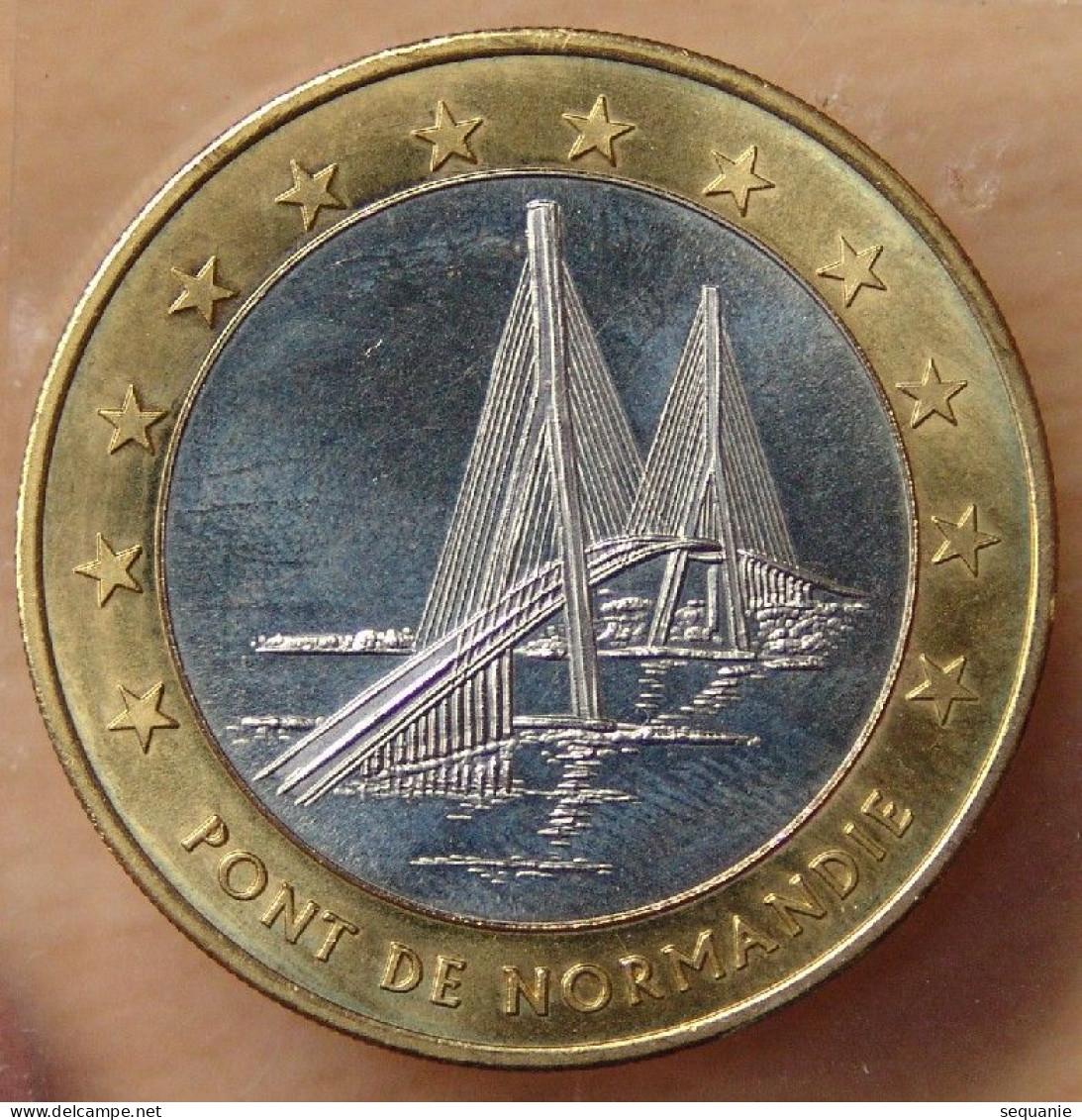 France 10 EURO 1996 Bimétallique  VILLE DU HAVRE (76) PONT DE NORMANDIE - Euro Der Städte