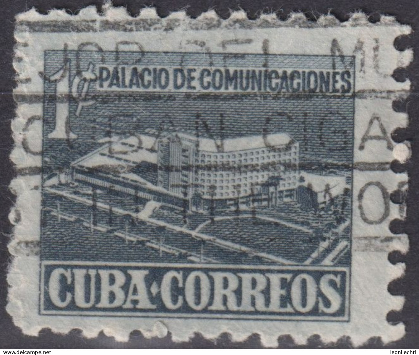 1952 Kuba - Rep. ° Mi:CU Z16, Sn:CU RA16, Yt:CU 353, New Building For The Ministry Of Post - Used Stamps