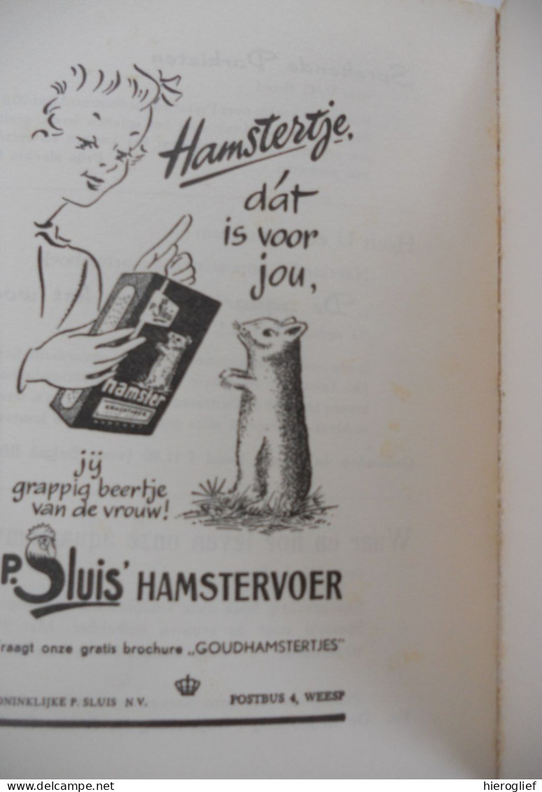 Syrische Goudhamsters - handleiding voor liefhebbers en kwekers door H.G. Voorhuyzen hamster verblijf voeden fokken