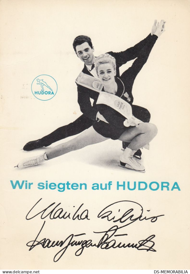 Figure Skating Marika Kilius & Hans-Jurgen Baumler , Hudora Advertising - Patinage Artistique