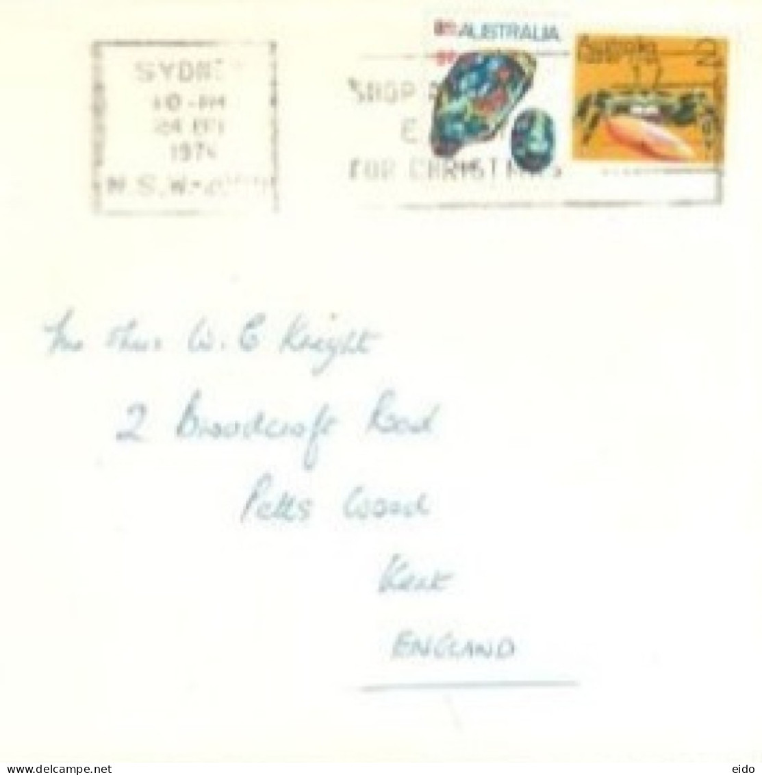 AUSTRALIA - 1974, STAMPS COVER  TO ENGLAND. - Covers & Documents