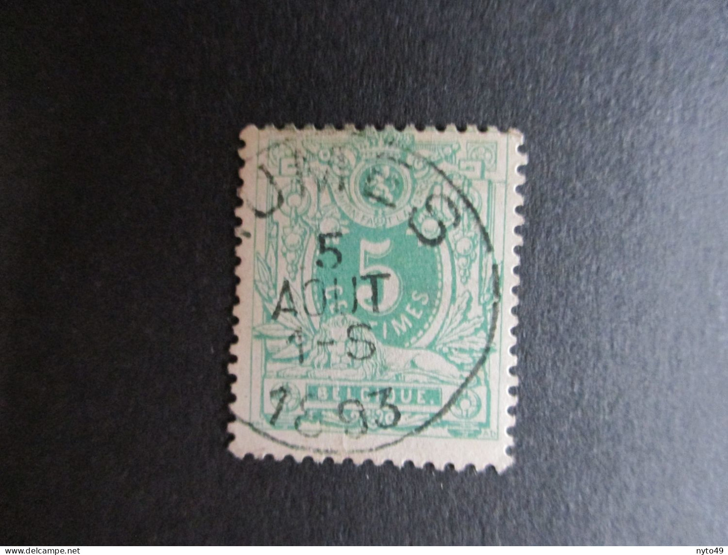 Nr 45 - Centrale Stempel "Rumes" - Coba + 8 - 1869-1888 Lying Lion
