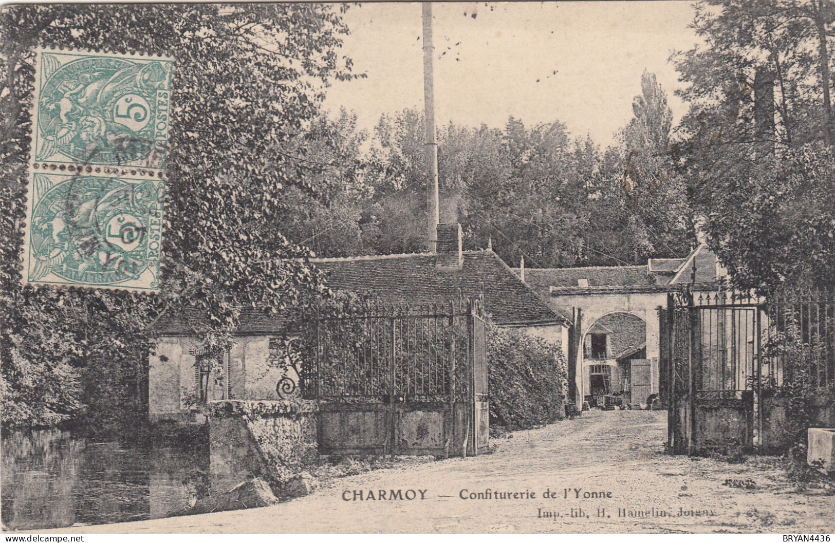 89 - CHARMOY - CONFITURERIE DE L'YONNE - VOIR DEUX SCANS - Charmoy