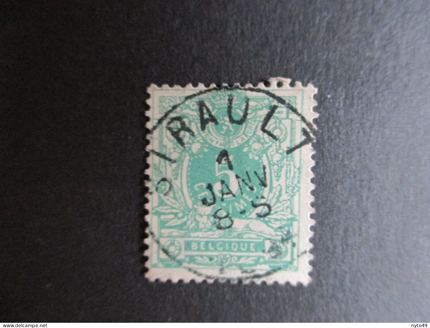 Nr 45 - Centrale Stempel "Sirault" - Coba + 8 - 1869-1888 Lying Lion