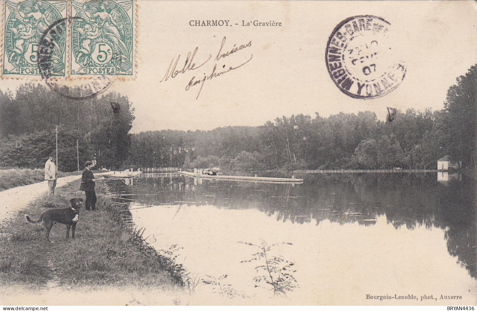 89 - CHARMOY - LA GRAVIERE - ANIMEE - VOIR DEUX SCANS - Charmoy