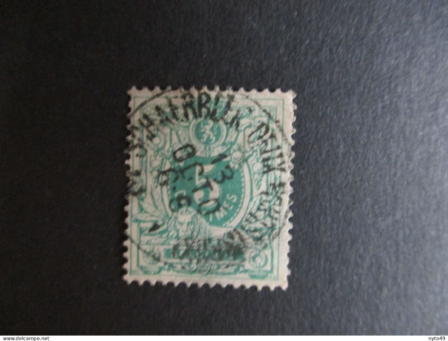 Nr 45 - Centrale Stempel "Schaerbeek-Deux Ponts (Brux)" - Coba + 4 - 1869-1888 Lying Lion