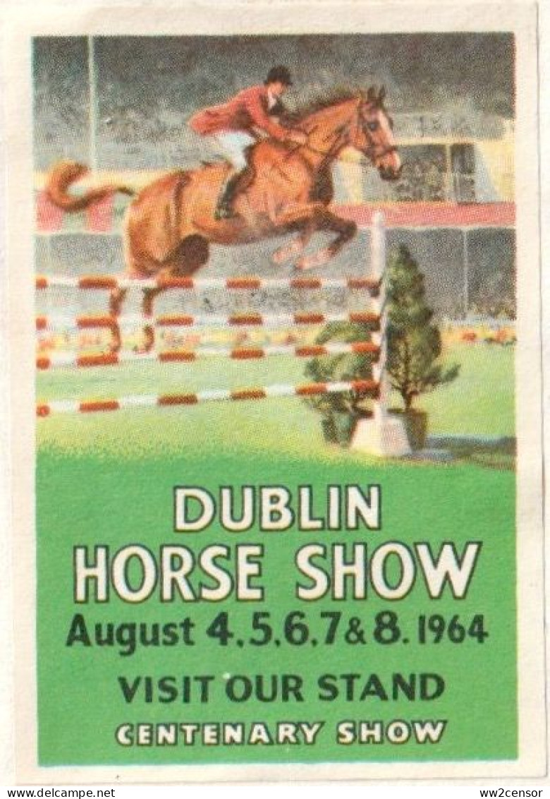 Ireland-Irlande-Irland: 5 RDS Horse Show special registered letters 1962-70