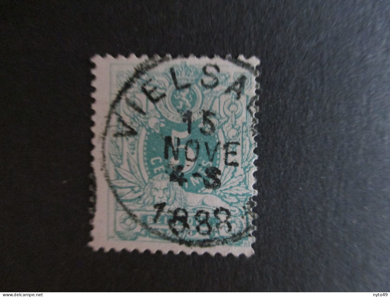 Nr 45 - Centrale Stempel "Vielsalm" - Coba + 4 - 1869-1888 Lion Couché