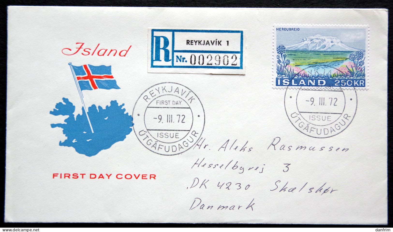 Iceland 1972   MiNr.460   FDC  ( Lot 6503 ) - FDC
