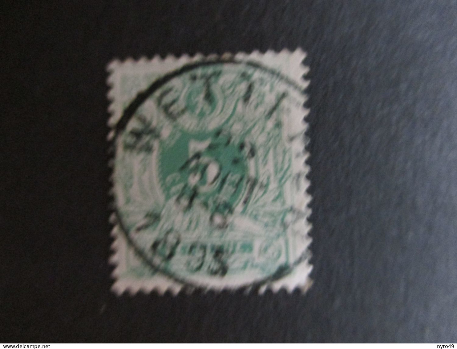 Nr 45 - Centrale Stempel "Wetteren" - Coba + 4 - 1869-1888 Lying Lion