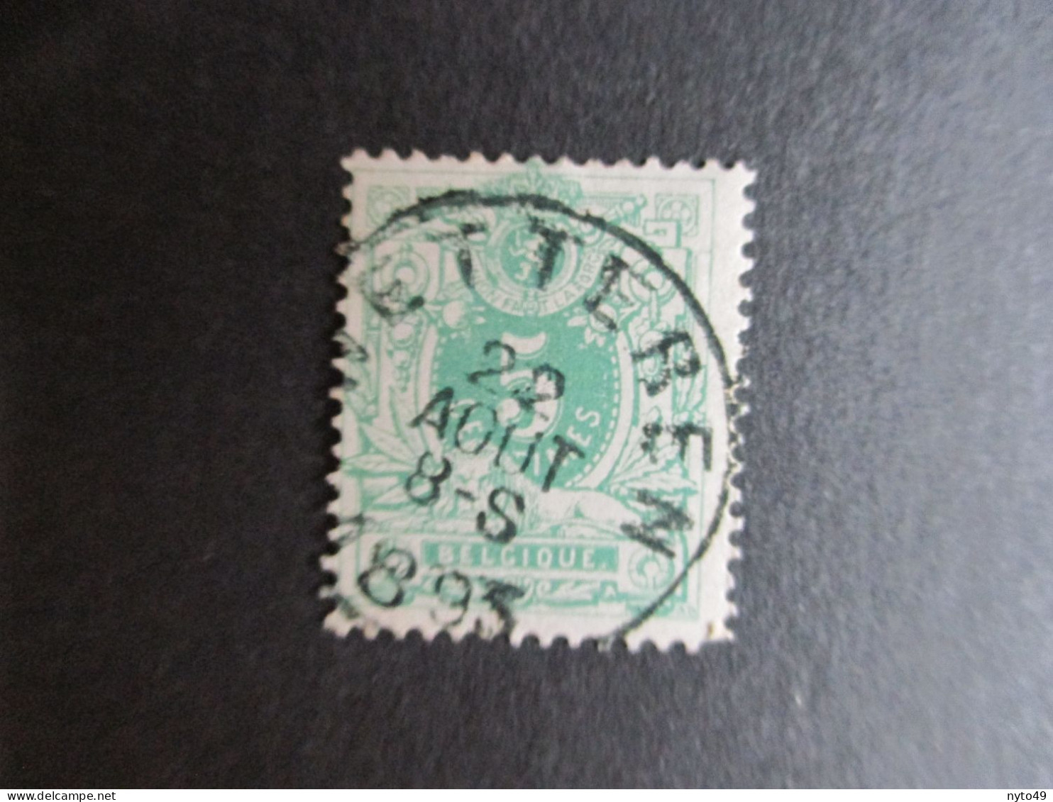 Nr 45 - Centrale Stempel "Wetteren" - Coba + 4 - 1869-1888 Lying Lion