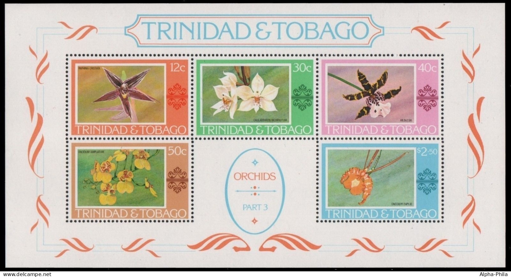 Trinidad & Tobago 1978 - Mi-Nr. Block 23 ** - MNH - Orchideen / Orchids - Trinidad & Tobago (1962-...)