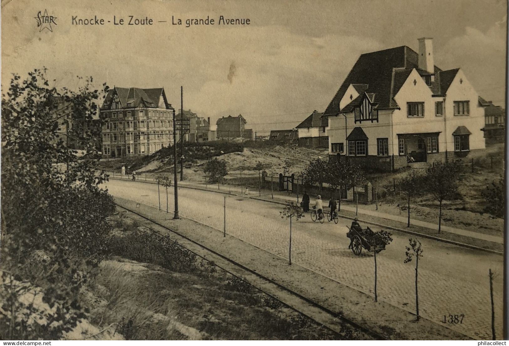Knocke - Knokke Le Zoute // LA Grande Avenue 1934 Ed. Star 1387 - Knokke