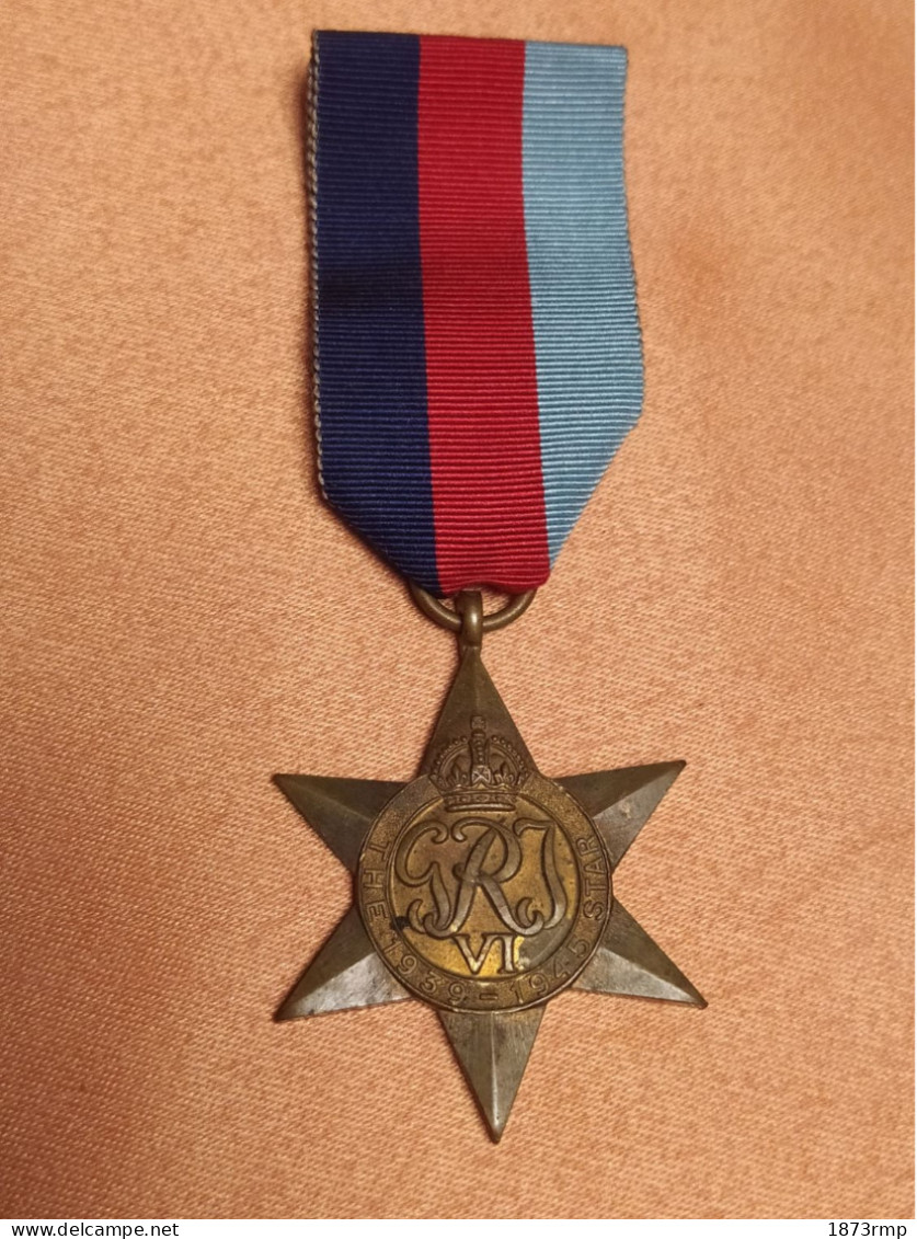 MEDAILLE ANGLAISE THE 1939-1945 STAR, WW2 - Gran Bretagna