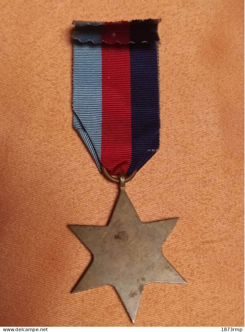 MEDAILLE ANGLAISE THE 1939-1945 STAR, WW2 - Grande-Bretagne