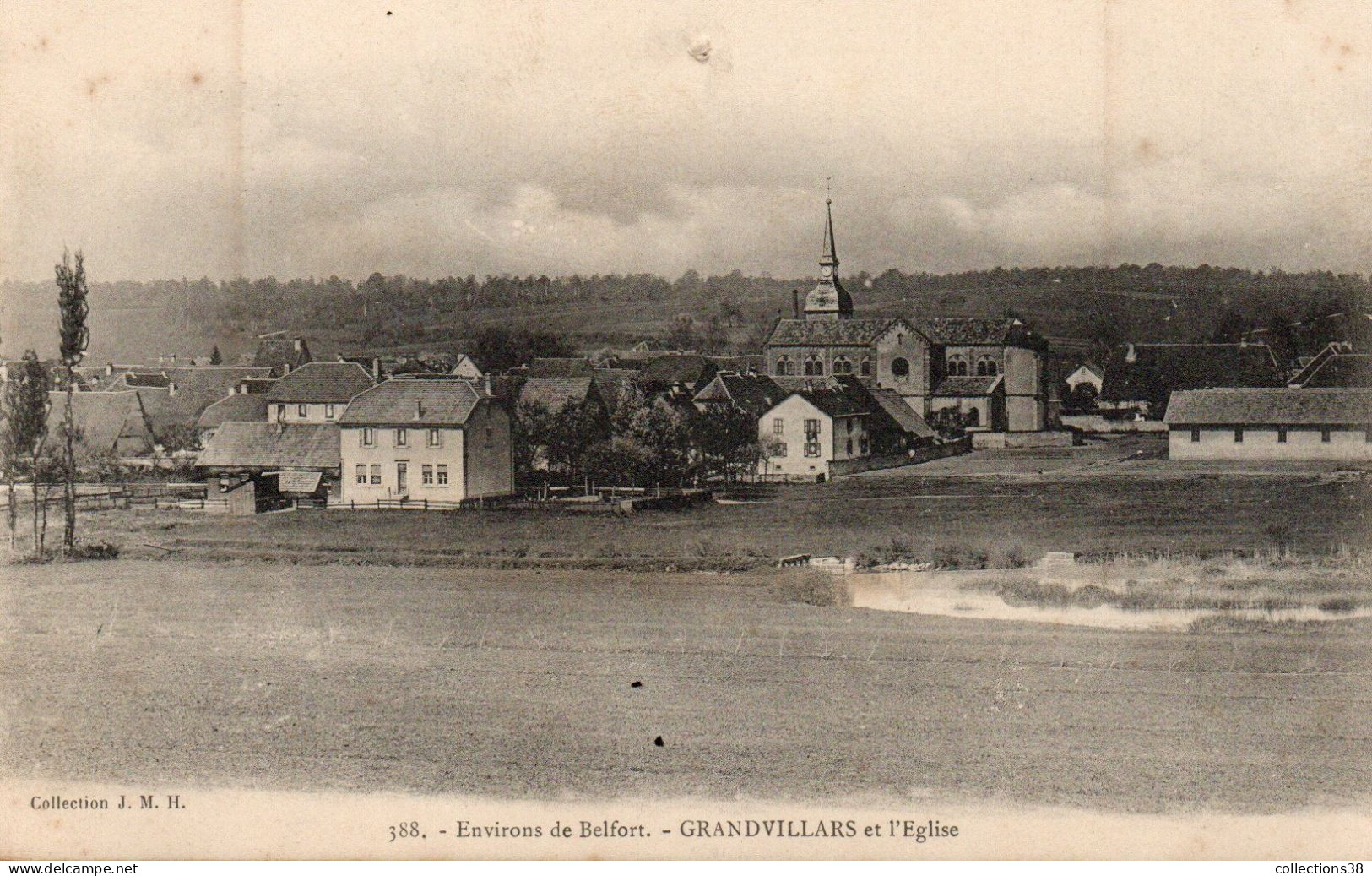 Environs De Belfort - Grandvillars Et L'Eglise - Grandvillars