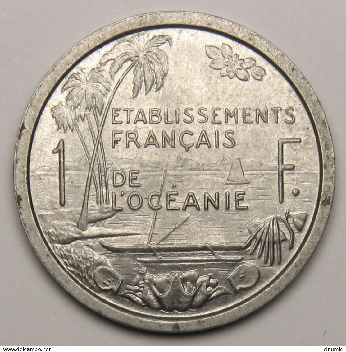 Océanie Française, 1 Franc Union Française, 1949 - Polinesia Francese