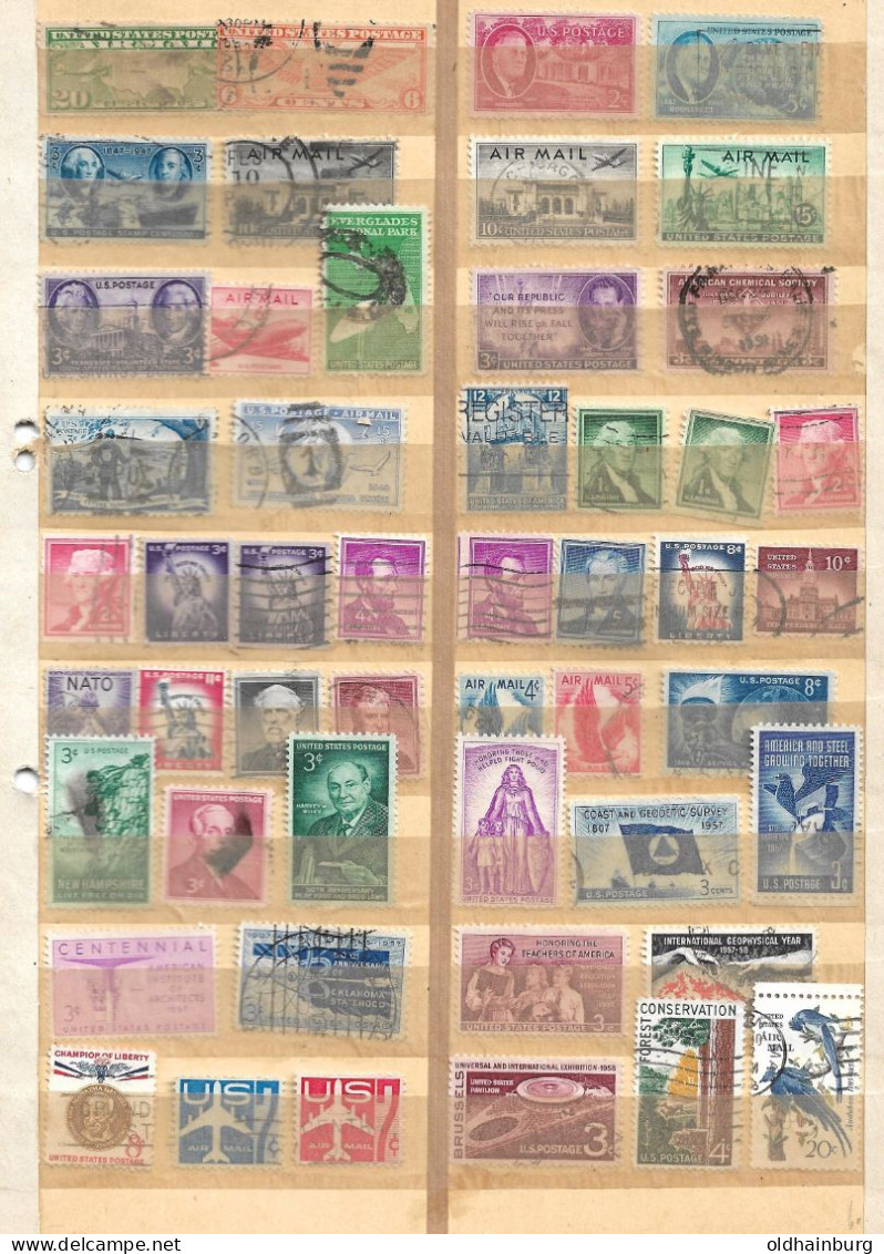 3255k: 4 Steckkarten USA- Alt Gestempelt, See 4 Scans - Collections