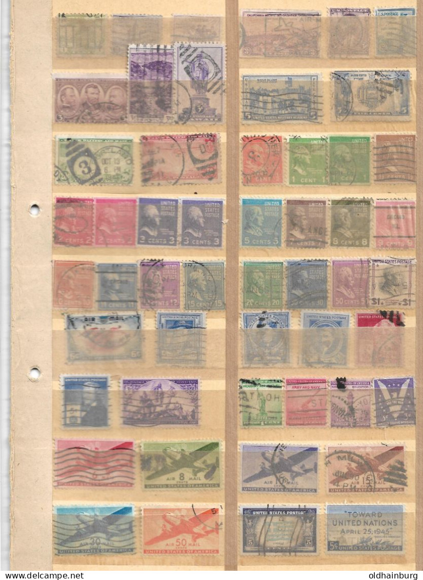 3255k: 4 Steckkarten USA- Alt Gestempelt, See 4 Scans - Collections