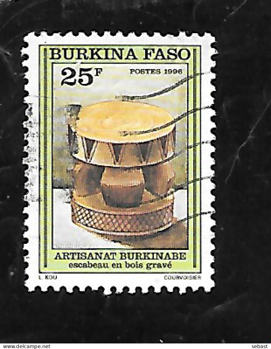 TIMBRE OBLITERE DU BURKINA DE 1996 N° MICHEL  1431 - Burkina Faso (1984-...)
