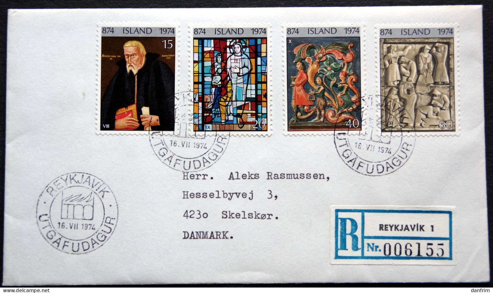Iceland 1974     MiNr.494-97  FDC  ( Lot 6413 ) - FDC