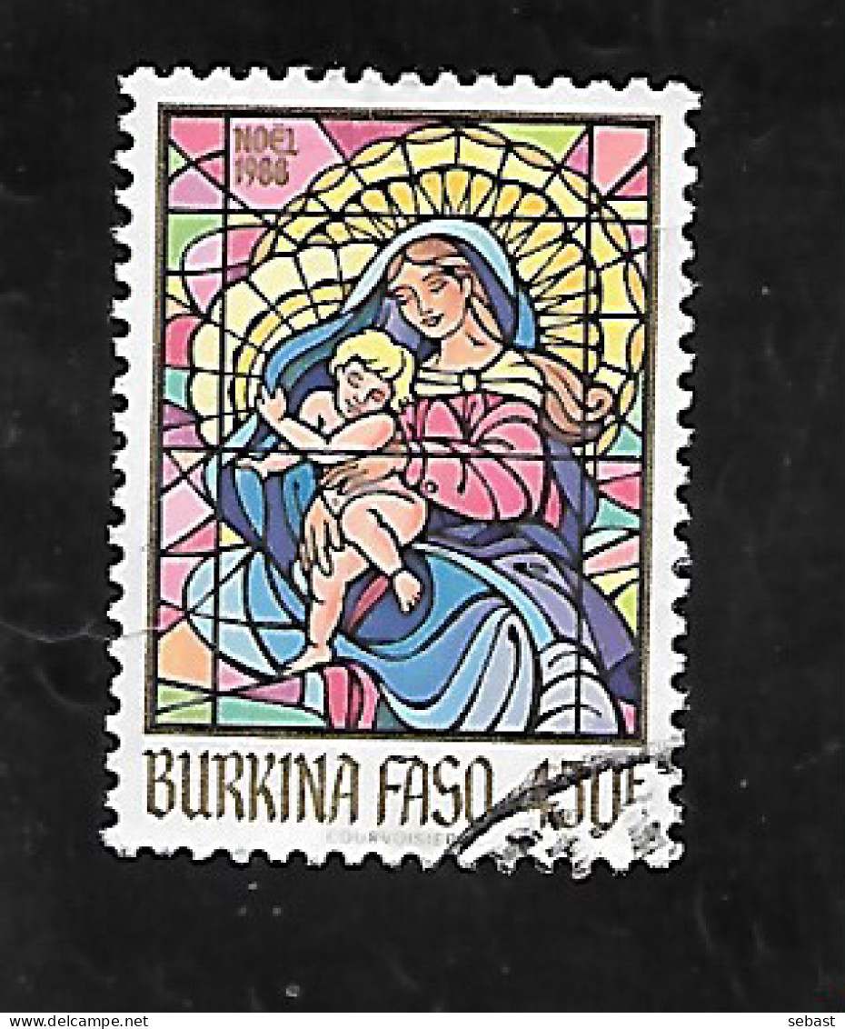 TIMBRE OBLITERE DU BURKINA DE 1988 N° MICHEL  1196 - Burkina Faso (1984-...)