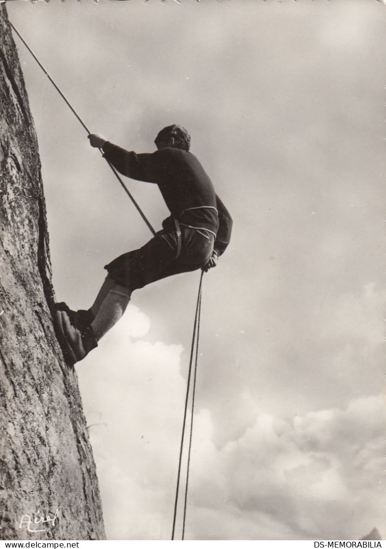 Climbing , Alpinism , Bergsteigen , Escalade Ed Airel Briancon - Escalade