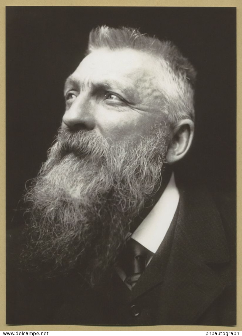 Auguste Rodin (1840-1917) - French Sculptor - Rare Autograph Letter Signed + Photo - COA - Painters & Sculptors