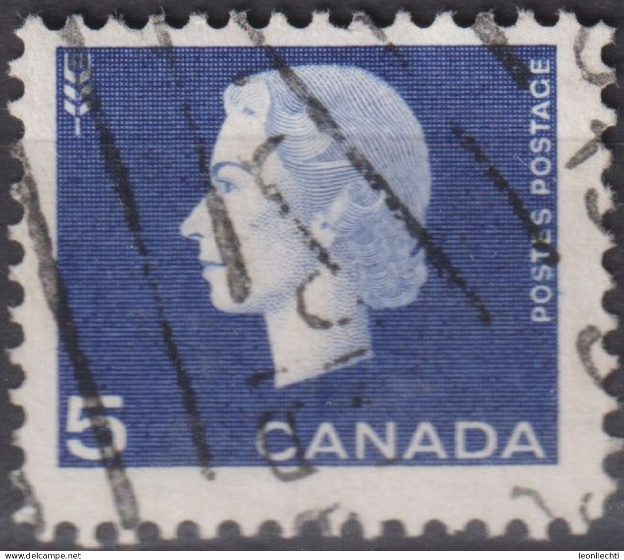 1962 Kanada ° Mi:CA 352Ax, Sn:CA 405, Yt:CA 332, Queen Elizabeth II - 1962-63 - Cameo Issue - Gebruikt