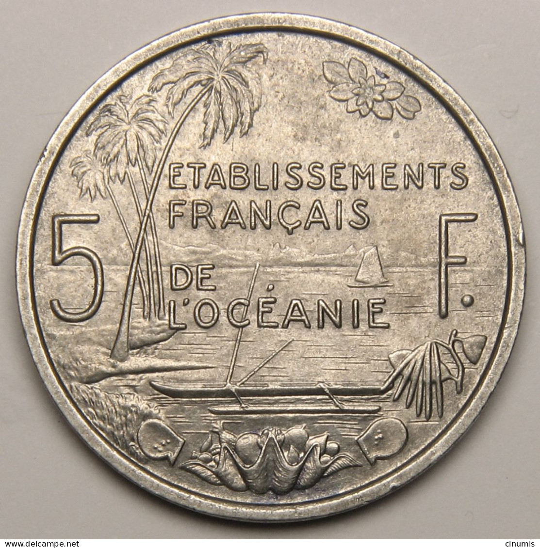 Océanie Française, 5 Francs Union Française, 1952 - Polinesia Francese