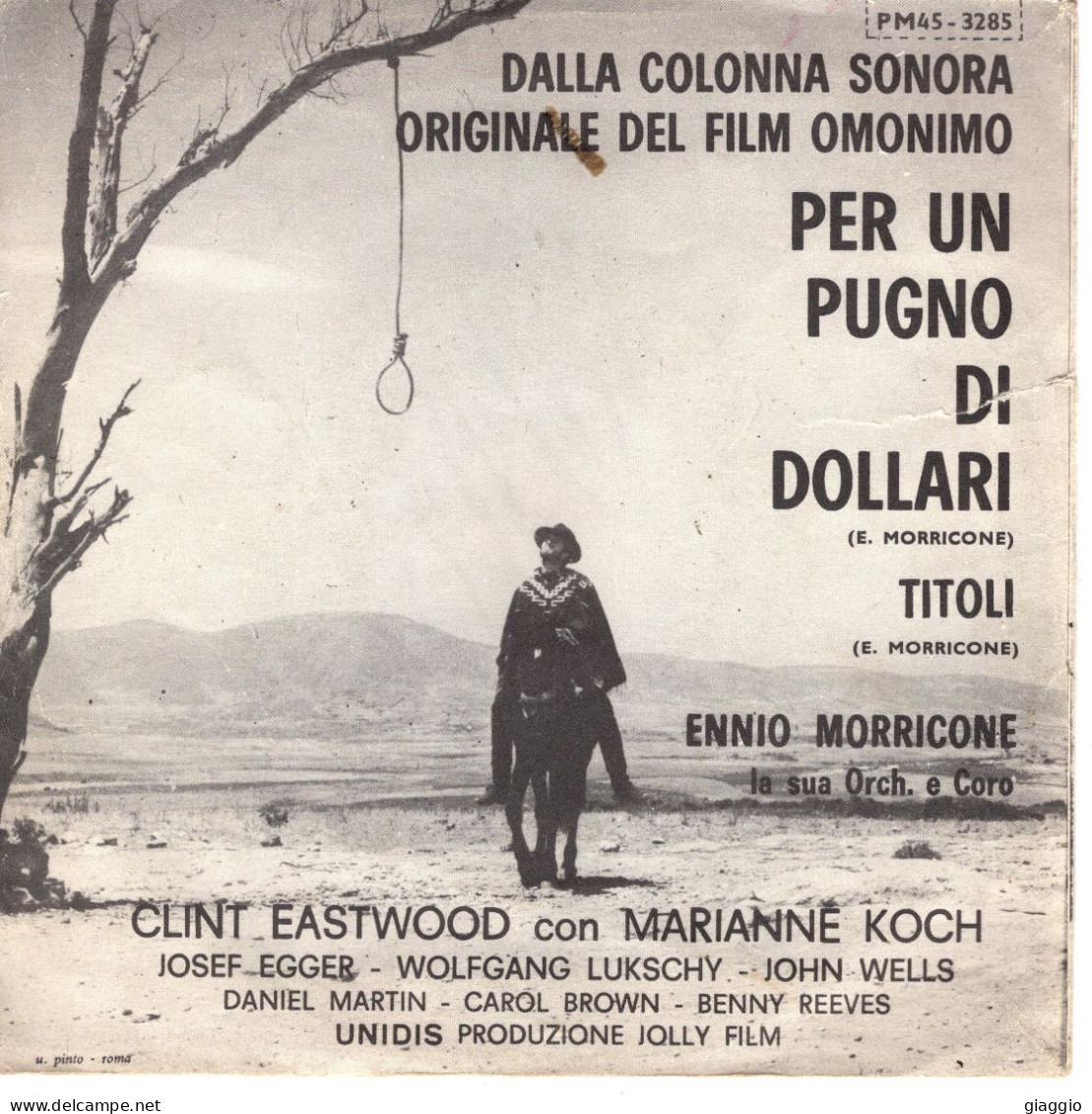 °°° 348) 45 GIRI - DAL FILM PER UN PUGNO DI DOLLARI - ENNIO MORRICONE °°° - Soundtracks, Film Music