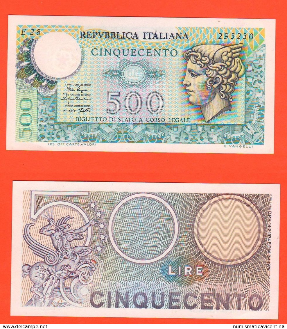 500 Lire Mercurio 1979 Repubblica Italiana - 500 Liras