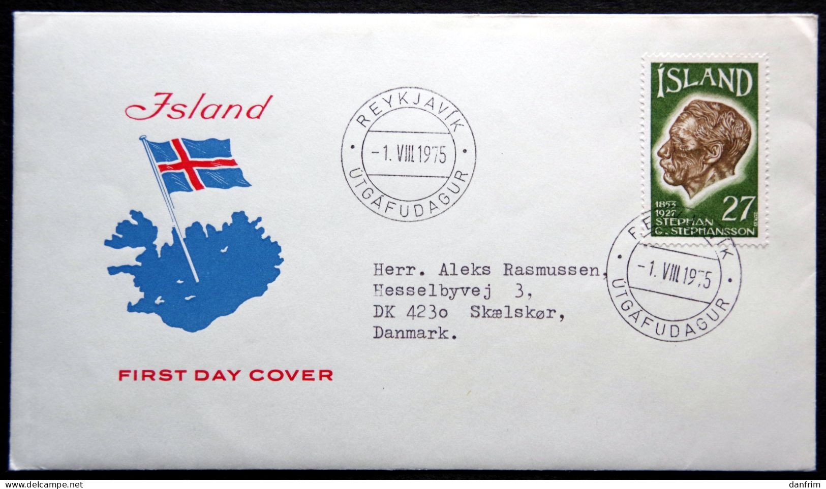 Iceland 1975     MiNr.504  FDC  ( Lot 6413 ) - FDC