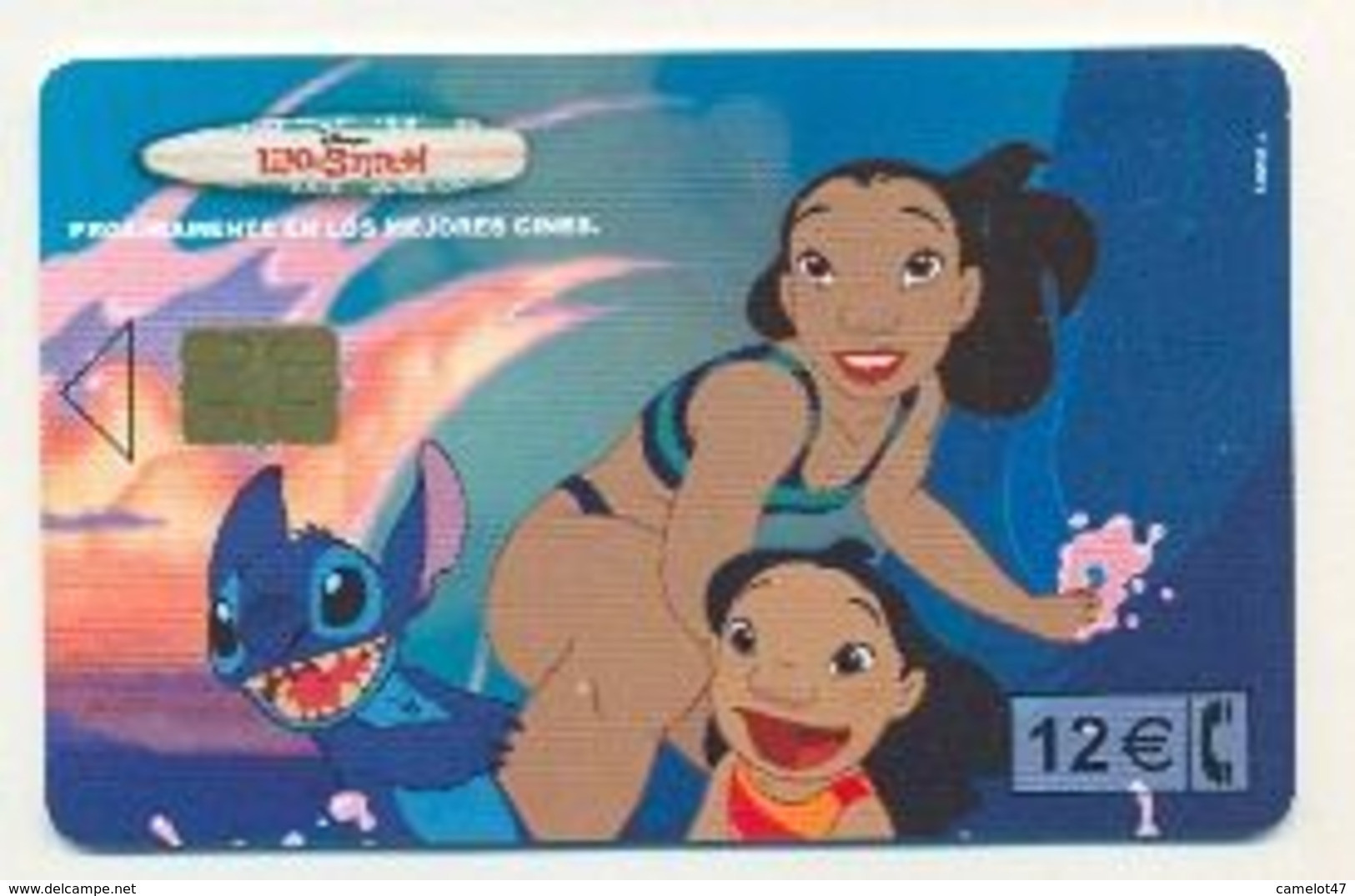 Spain Disney's Lilo & Stitch, Chip Phone Card, No Value # Lilo-2 - Disney
