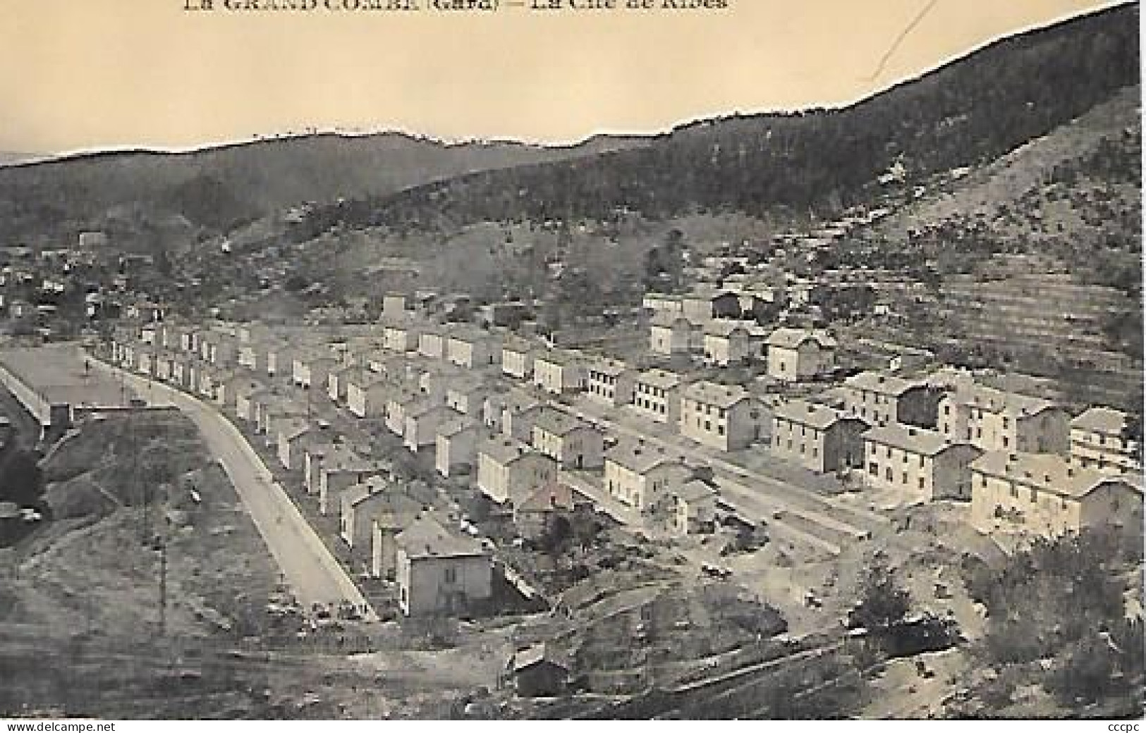 CPA La Grand Combe La Cité De Ribes - La Grand-Combe