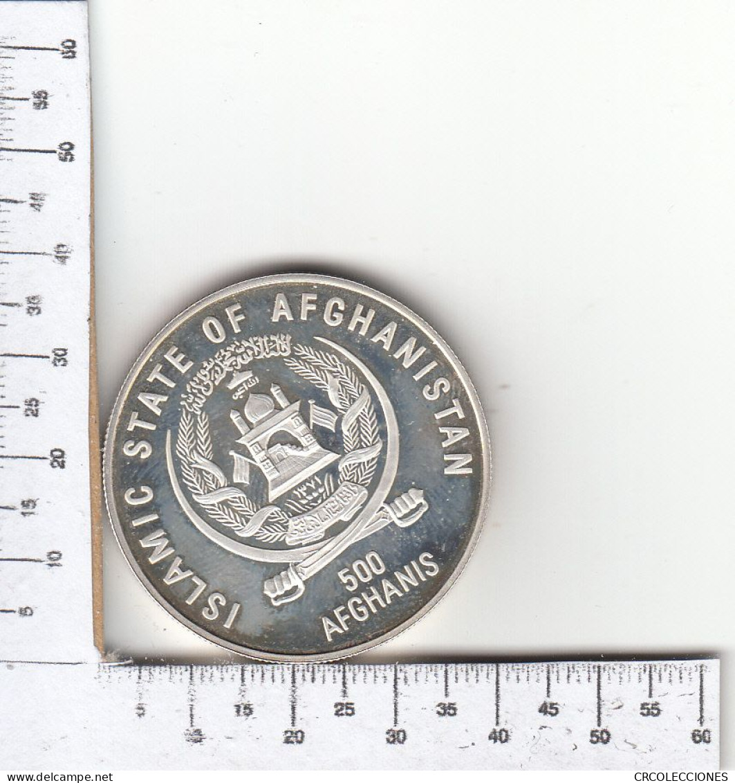 CR1703 MONEDA AFGHANISTAN 500 AFGHANIS 1995 PLATA - Afganistán