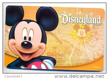 Disneyland Resort,  Anaheim, CA., U.S.A.  Admission Ticket Card # Dt-180 - Disney Passports