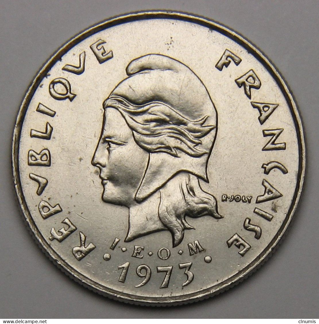 Polynésie Française, 10 Francs République Française, IEOM, 1973 - Polinesia Francese