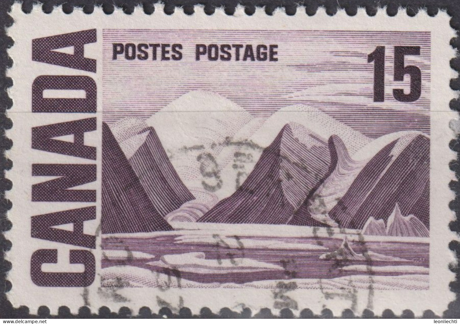 1967 Kanada ° Mi:CA 405Ax, Sn:CA 463, Yt:CA 385, Bylot Island By Lawren Stewart Harris - Gebruikt