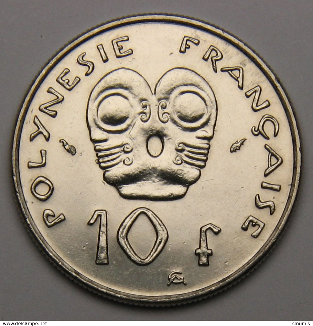 Polynésie Française, 10 Francs République Française, IEOM, 1982 - Polinesia Francesa