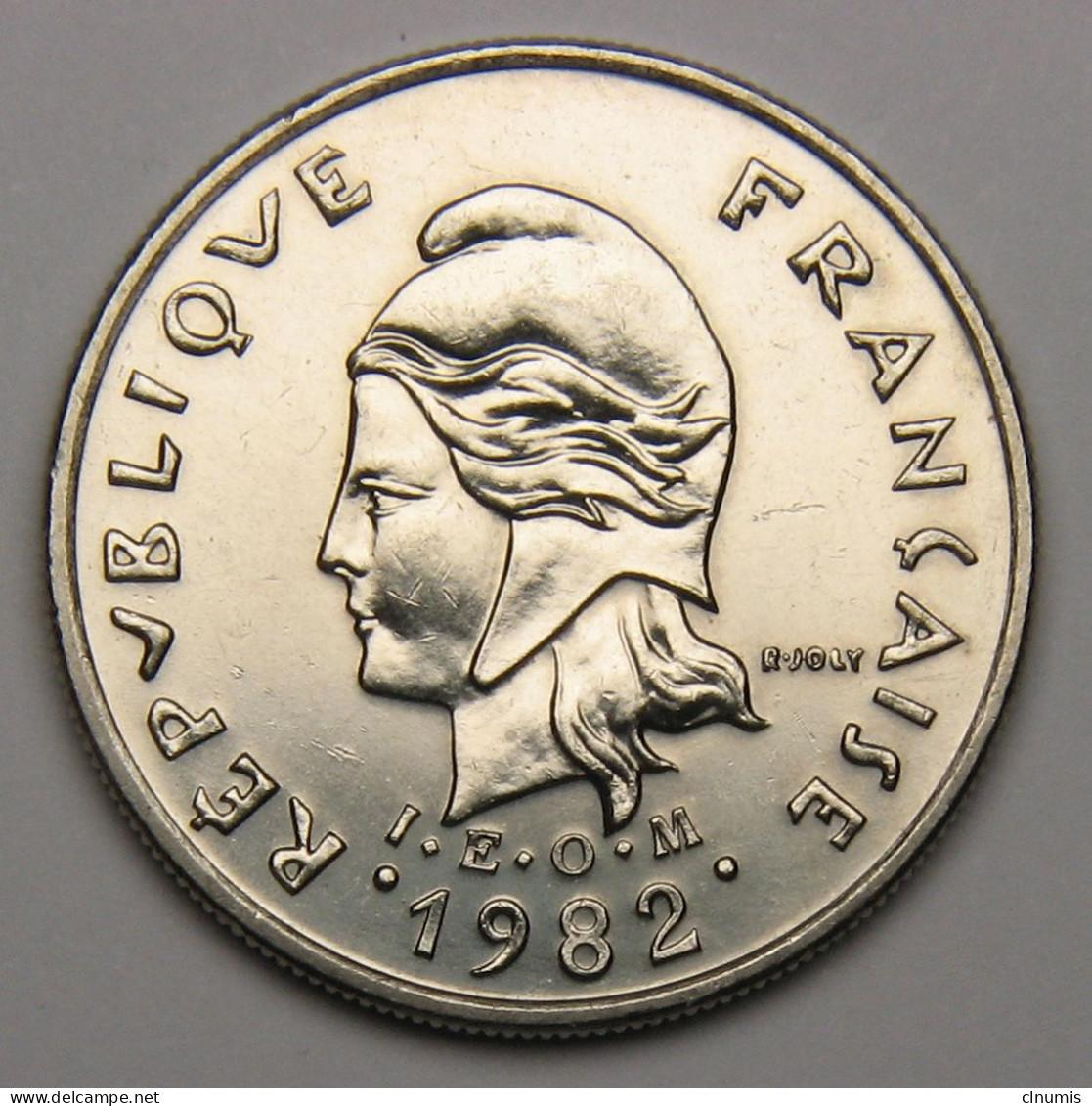 Polynésie Française, 10 Francs République Française, IEOM, 1982 - Polynésie Française