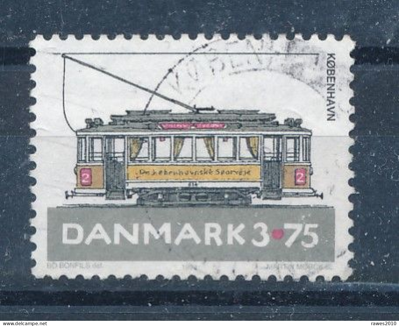 Dänemark 1994 Mi. 1080 Gest. Strassenbahn Kopenhagen - Tramways