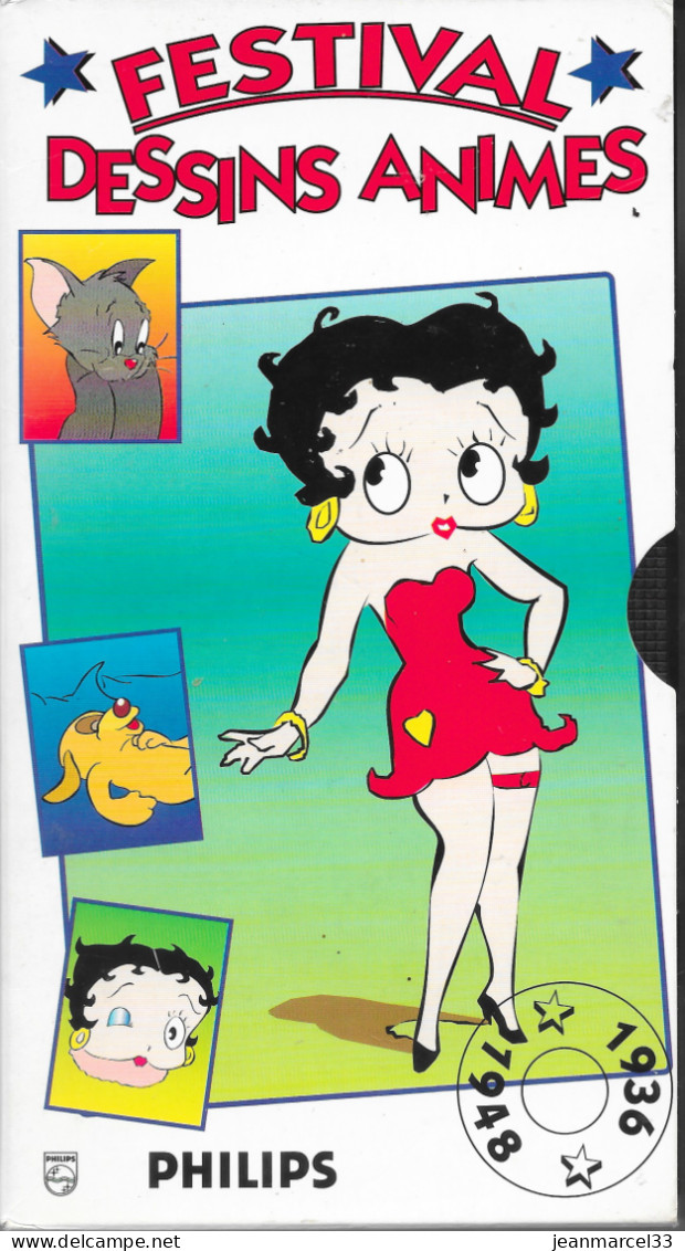 K7 VHS  Dessins Animés Betty Boop - Dessins Animés