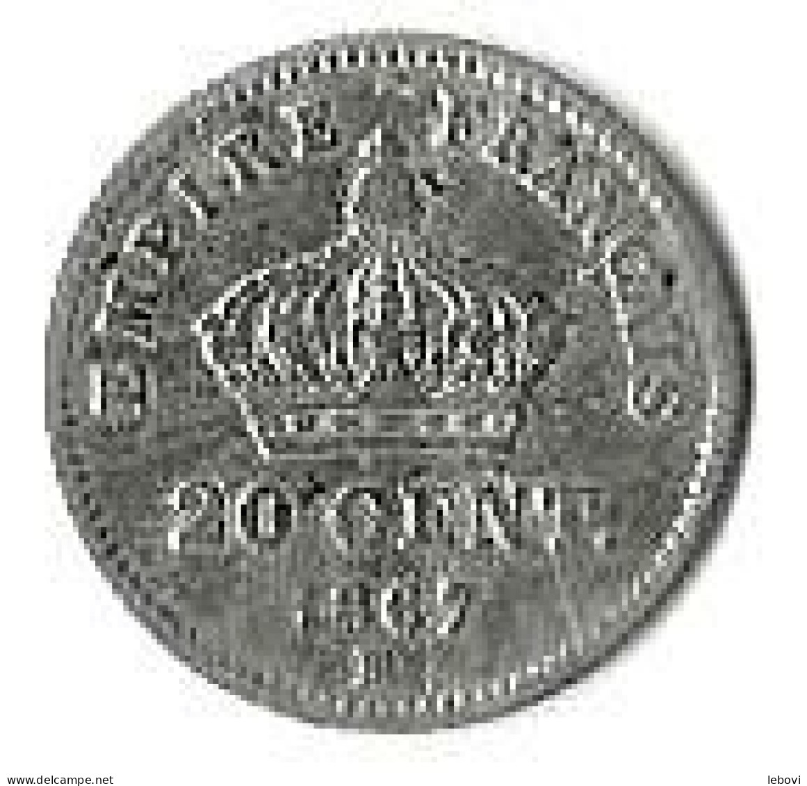 NAPOLEON III – 20 Centimes1867BB - 20 Centimes