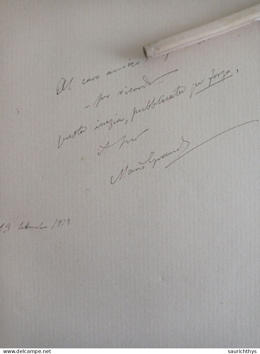 Parole Dette Nella Solenne Distribuzione Regio Istituto Delle Signore Montalve Alla Quiete 1913 Autografo Mario Grandi - Histoire, Biographie, Philosophie