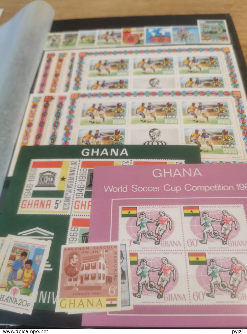 Ghana and Uganda MNH collection