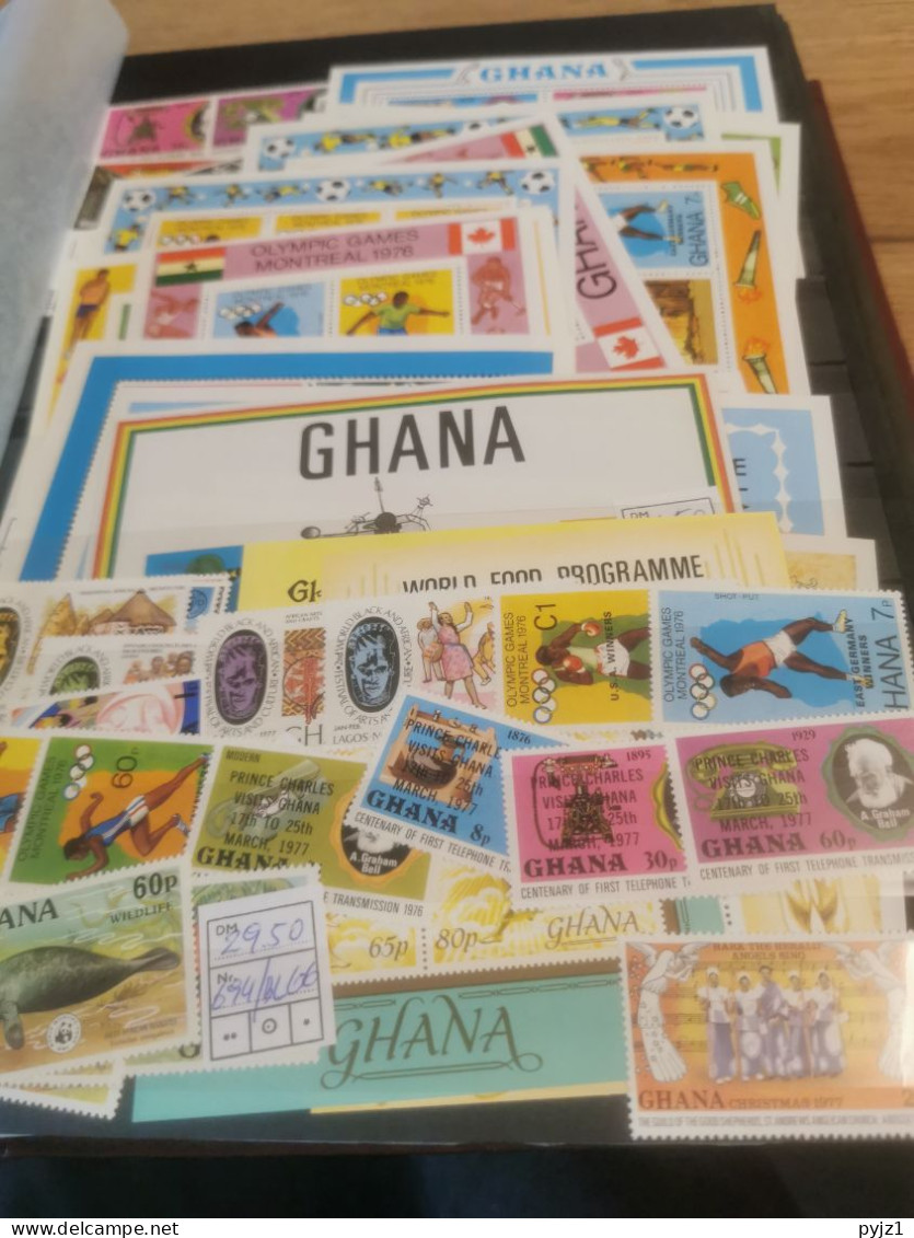 Ghana and Uganda MNH collection