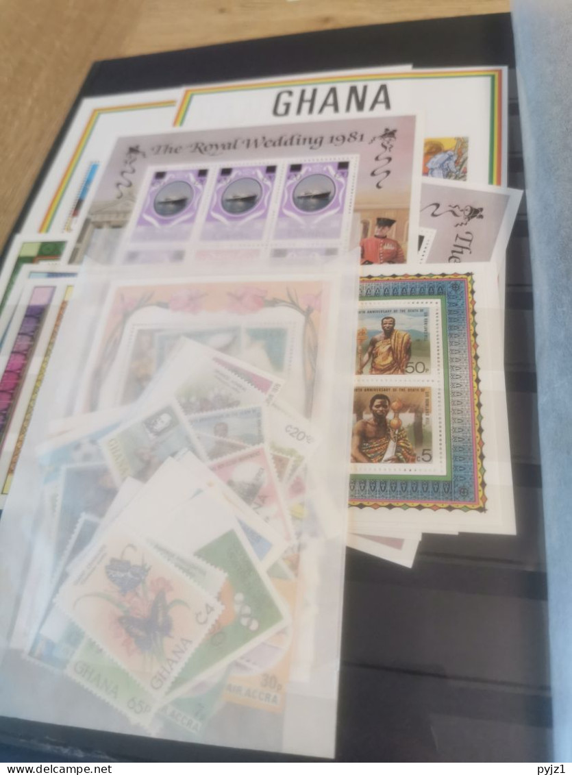 Ghana and Uganda MNH collection