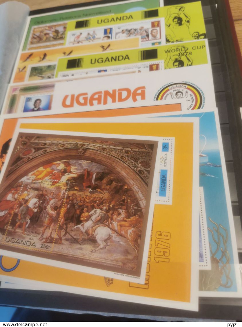 Ghana and Uganda MNH collection