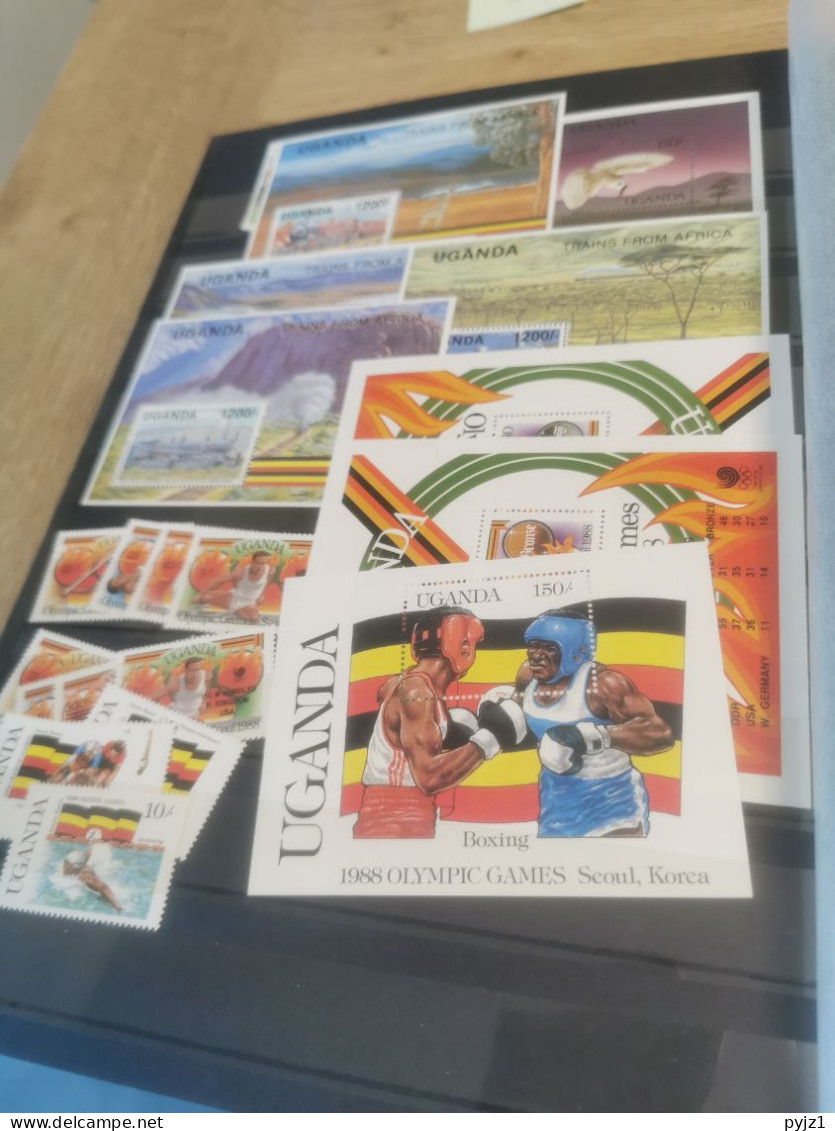 Ghana and Uganda MNH collection